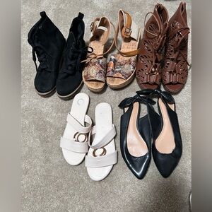 Women’s 5 pairs shoe bundle size 6.5